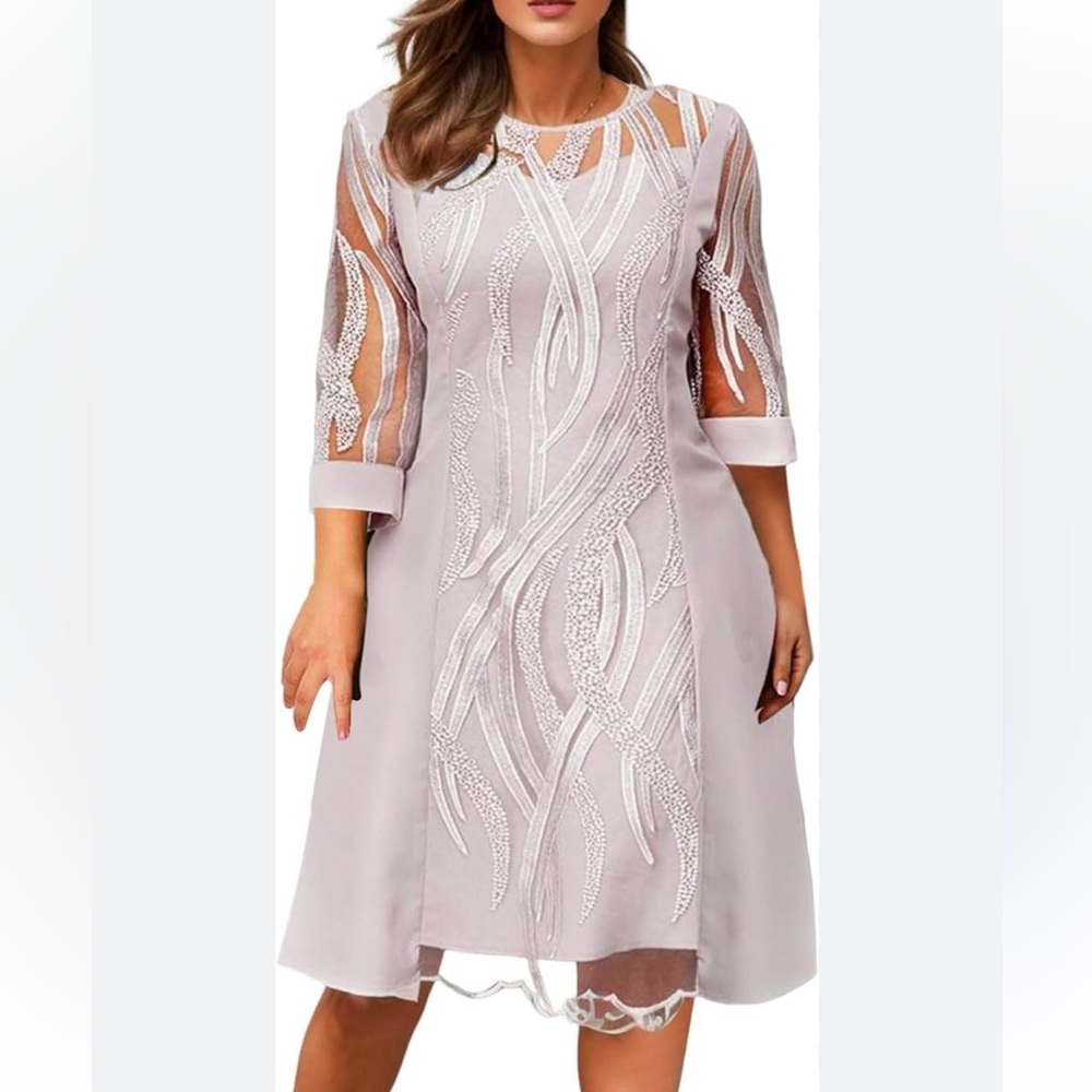 2XL Gray Dress